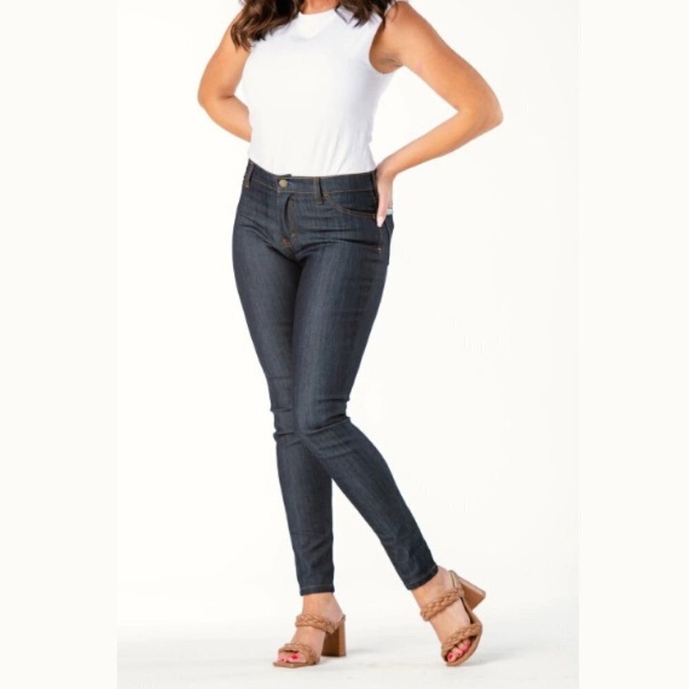 Blue Delta Women's Dana Requet Custom Made Dark Smooth Denim Jean